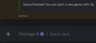 Black Jack Command Example